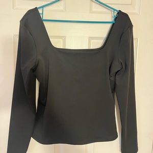 Express square neck long sleeve body Contour